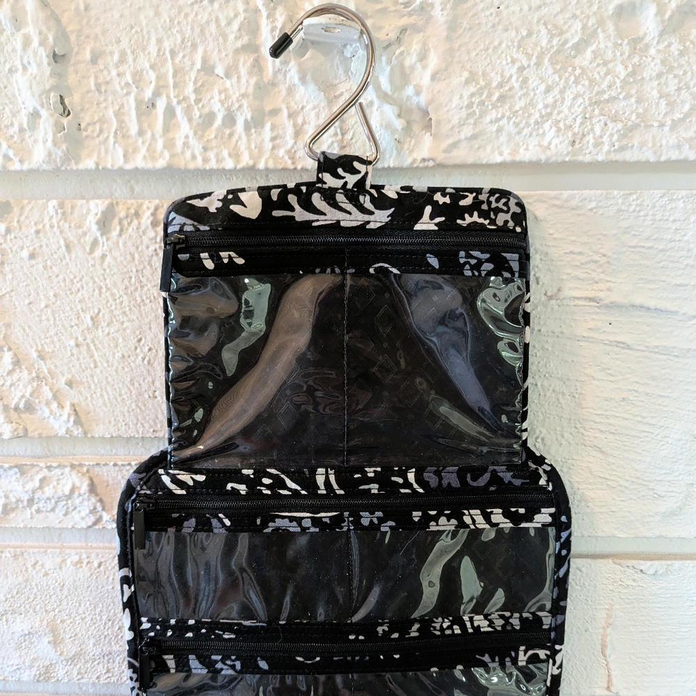 Vera Bradley Travel Set Essential Backpack & Hanging Travel Bag Paisley Noir - Picture 13 of 13